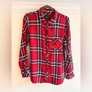 Rails Red and Navy Plaid Shirt